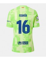 Barcelona Fermin Lopez #16 Alternativní Dres 2024-25 Krátký Rukáv